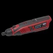 Sealey CP1207 Cordless Multipurpose Rotary Tool &amp; Engraver Kit 49pc 12V Lithium-ion - Body Only