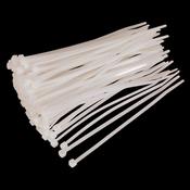Sealey CT15036P100W Cable Tie 150 x 3.6mm White Pack of 100 image