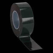 Sealey DSTG5010 Double-Sided Adhesive Foam Tape 50mm x 10m - Green Backing image