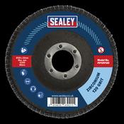 Sealey FD125120 Flap Disc Zirconium Ã˜125mm Ã˜22mm Bore 120Grit image