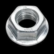 Sealey FN12 Flange Nut Serrated M12 Zinc Pack of 50 image