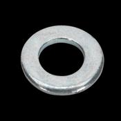 Sealey FWA49 Flat Washer DIN 125 - M4 x 9mm Form A Zinc Pack of 100 image
