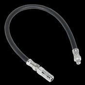 Sealey GGHE450 Rubber Delivery Hose with 4-Jaw Connector Flexible 450mm 1/8"BSP Gas image
