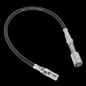 Sealey GGSF450 Rubber Delivery Hose with 4-Jaw Connector Flexible 450mm Quick Release Coupling image