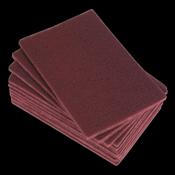 Sealey HP1523M Abrasive Finishing Pad 150 x 230mm Medium Pack of 10 image