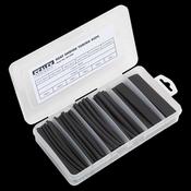 Sealey HST100B Heat Shrink Tubing Assortment 95pc 100mm Black image