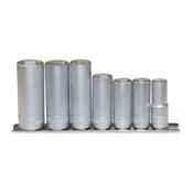 Teng M3807 Socket Clip Rail Set of 7 Metric 3/8in Drive image