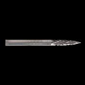 Sealey MCB005 Micro Carbide Burr Pointed Tree 3mm Pack of 3 image