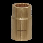 Sealey NS048 Socket 15mm 1/2"Sq Drive - Non-Sparking WallDrive® image