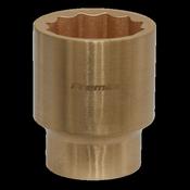 Sealey NS059 Socket 27mm 1/2"Sq Drive - Non-Sparking WallDrive® image