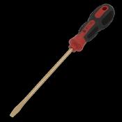 Sealey NS094 Non-Sparking Slotted Screwdriver 6 x 150mm image
