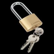 Sealey PL102L Brass Body Padlock Long Shackle 50mm image