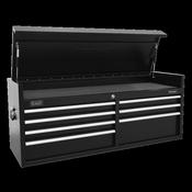Sealey PTB141507 Topchest 7 Drawer 1415mm Heavy-Duty Black image