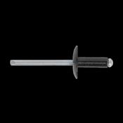 Sealey RAB4818L Aluminium Rivet Black Large Flange 4.8 x 18mm Pack of 200 image
