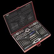 Sealey AK3040 Tap &amp; Die Set 40pc Split Dies Metric image