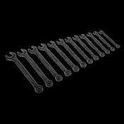 Sealey AK63263B Combination Spanner Set 12pc Metric - Black Series image