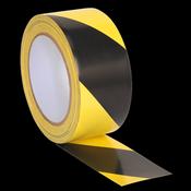 Sealey HWTBY Hazard Warning Tape 50mm x 33m Black/Yellow image
