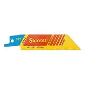 Starrett B418-2 Bi-Metal Unique Straight Fast Cut General Purpose Reciprocating Blade 0.035 Thick Pack of 2 image