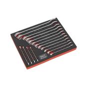 Sealey AK63255 Combination Spanner Set 16pc Metric image