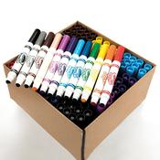 Colourworld Conical Fibre Tip Markers Box 144