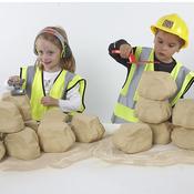 Role Play Stone Foam Building Bricks 9pk