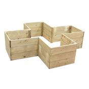 Cross Shaped Grow Bed