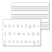 A4 Double Sided Handwriting Board 6pk