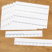 Double Sided Desk Top Number Line