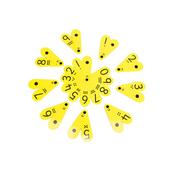 Childrens Number Fans with Decimal Point 30pk