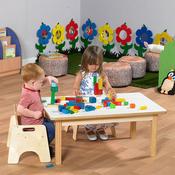 Rectangular Toddler Low Table H38cm
