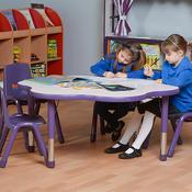 Valencia Flower Classroom Table