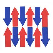 Rubber Floor Markers Arrows 12pk
