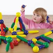 Jumbo Mags Construction Straight Set 72pcs