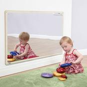 Wooden Framed Toddler Mirror 106 x66cm