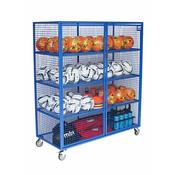 Lockable Mobile Ball Storage Cabinet