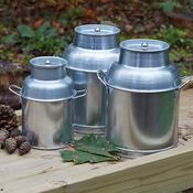 Metal Churns 3pcs