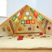 Lovely Learning Location Wooden Pyramid Den