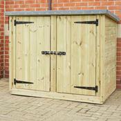 Outdoor Wooden Storage Cubby image