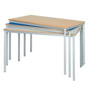 Rectangular Fully Welded Tables L110cm H59cm Grey