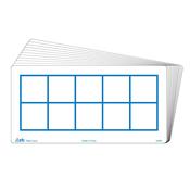 Ten Frames Write &amp; Wipe Flash Cards