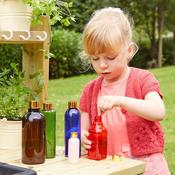 Plastic Assorted Sizes Bottle Set 5pk