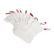Canvas Stocking Decorations 12pk