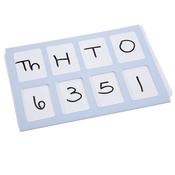 Dry Wipe Place Value Slider 7 Space 6pk