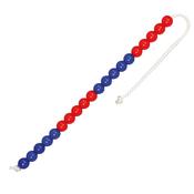 Red and Blue Bead String