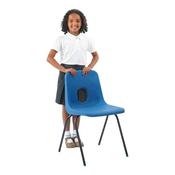 Hille Series E Class Chairs Seat height 310mm Brown