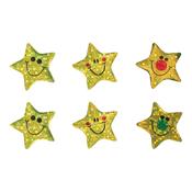 Sparkly Gold Star Praise Stickers 360pk