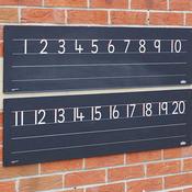 Outdoor Chalkboard Number Line