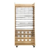 Easy Access Wooden Drying Rack Art Station