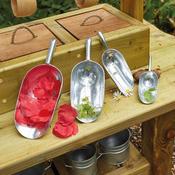 Assorted Metal Messy Play Scoops 2pk