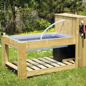 Outdoor Wooden Water Pump Station Assisted Delivery